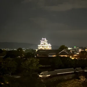 구마모토성이 한 눈에 보이는 무료 전망대, 구마모토 시청 전망대