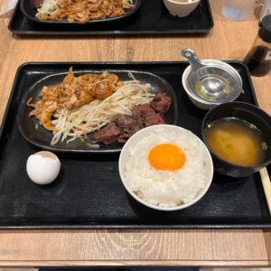 가고시마추오역 아뮤플라자에서 저녁식사로 먹은 텐진 호르몬