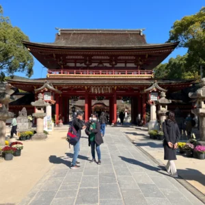 세 번째 후쿠오카 방문, 첫 번째 다자이후 구경