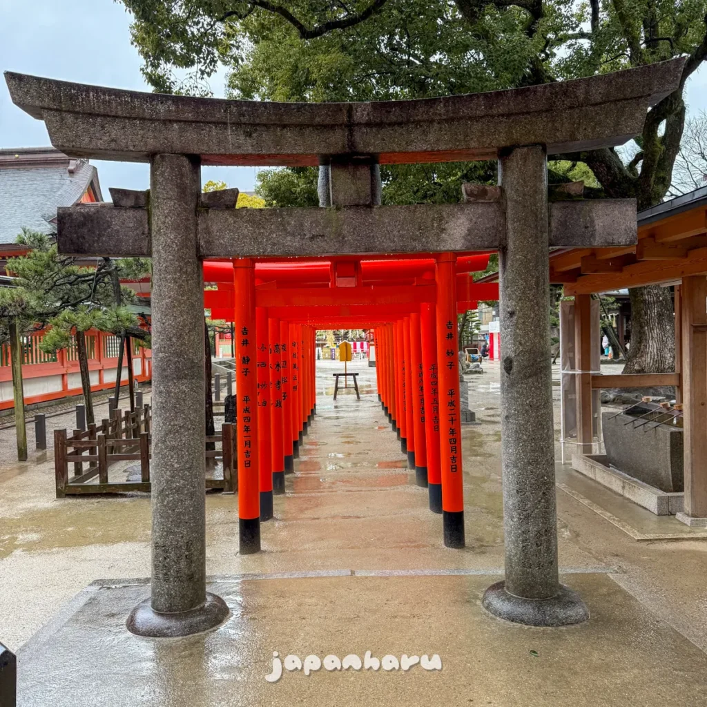 비 내리는 날 가 본 후쿠오카 스미요시 신사