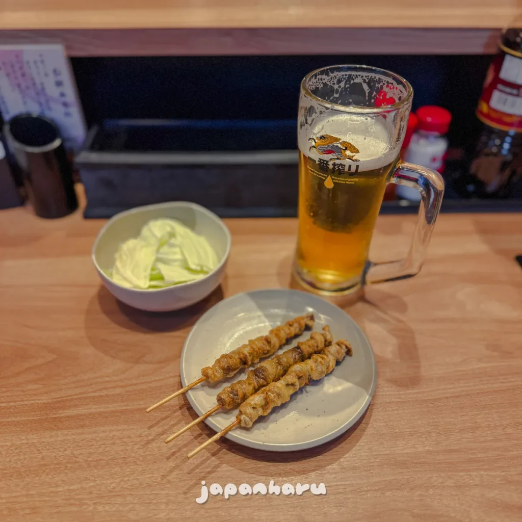 후쿠오카 토리카와다이진, 이른 저녁식사로 다시 방문한 닭껍질꼬치 야키토리집