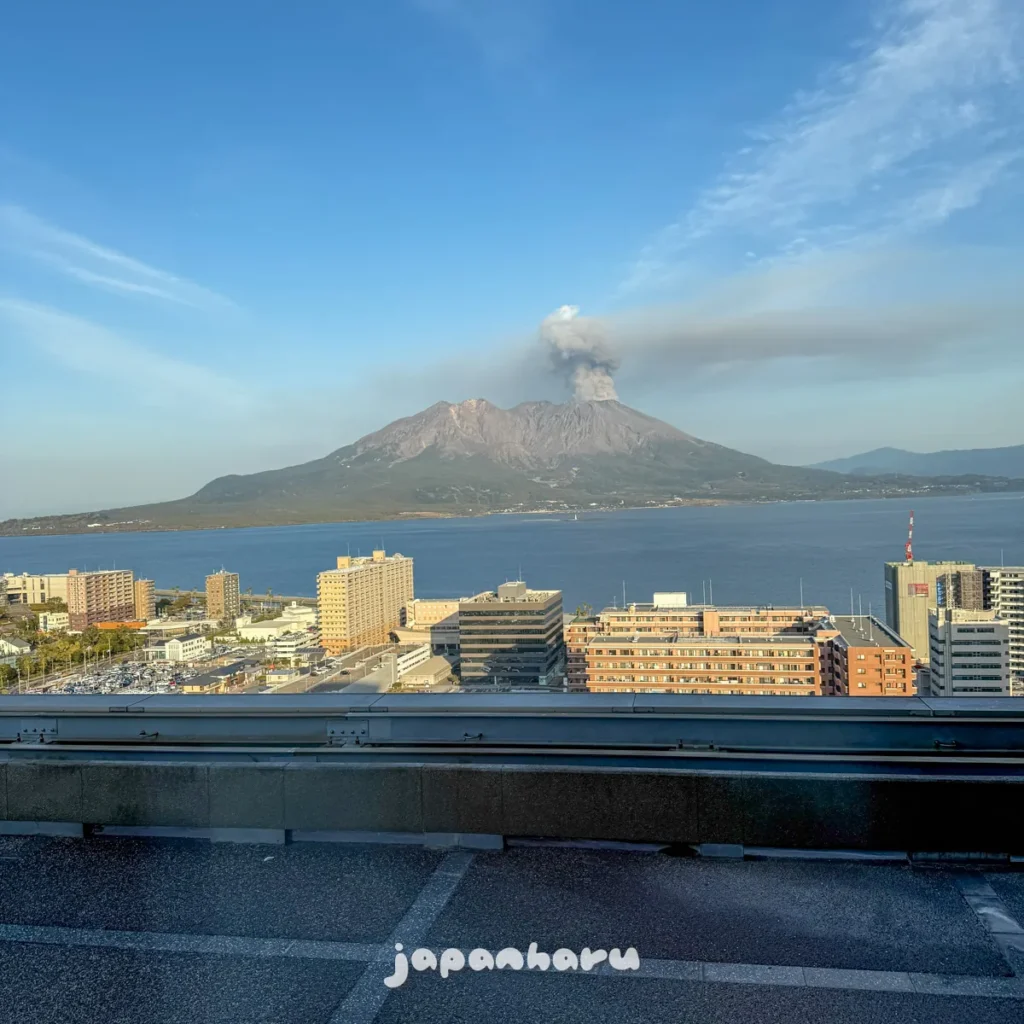가고시마 현청 전망대, 사쿠라지마가 보이는 무료 전망대