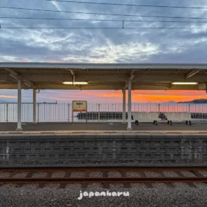 마쓰야마 바이신지역, 일몰과 석양이 멋진 시모나다역의 강력한 경쟁스팟!