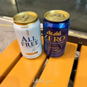 생맥주를 마신 직후에 마셔 본 일본 논알콜 맥주 2종류!(산토리 올프리, 아사히제로)