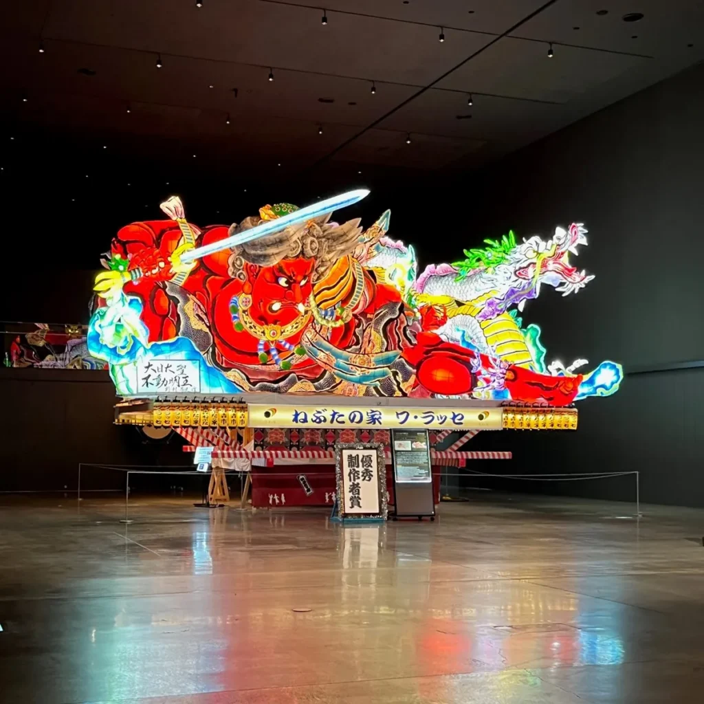 네부타의 집 와랏세, 아오모리의 등불 '네부타'가 축제기간 외에 쉬는 곳!