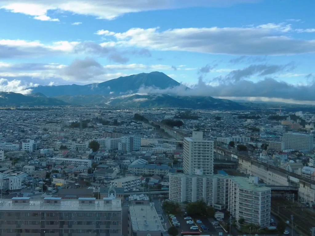 모리오카역 앞 무료 전망대, 마리오스 전망대!