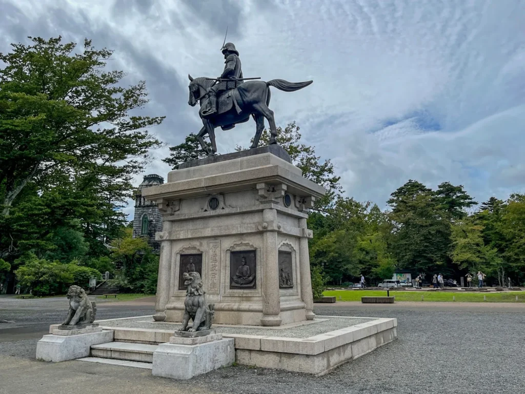 센다이 성터, 센다이 시내가 한 눈에 보이는 곳