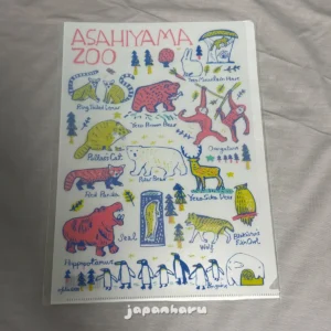 아사히야마 동물원에서 산 동물들이 그려진 L홀더