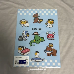 홋카이도의 특징이 귀엽게 그려져 있는 L홀더