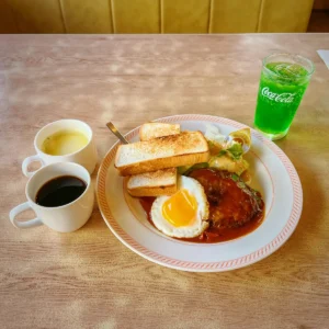 구마모토 패밀리레스토랑 조이풀에서 브런치 느낌으로 식사!