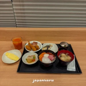 열차 시간에 맞춰 이른 아침부터 호텔 조식! 도미 인 왓카나이 조식