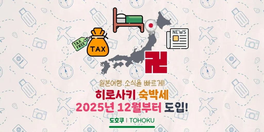 히로사키 숙박세 2025년 12월부터 도입? 히로사키 숙박세 소식 정리