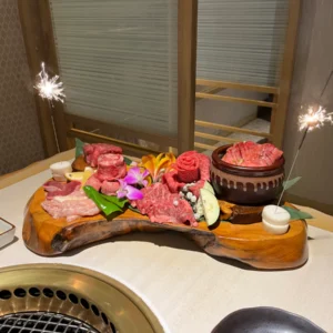 가고시마에서 야키니쿠로 저녁식사! 야키니쿠나베시마